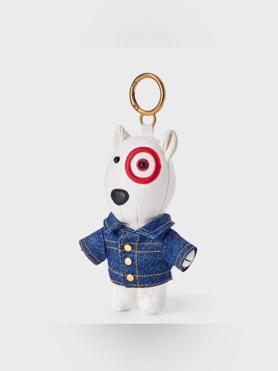 Target Accessories - Target Blue Jeans Bullseye Bag Charm with Target Mini Shopping Basket